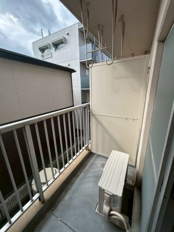 らっこマンションこつこつのバルコニー