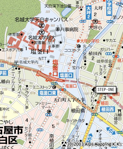 らっこマンションこつこつの地図