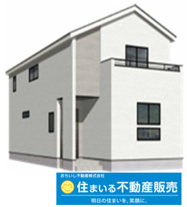 福岡市城南区友丘6丁目3期　4号棟の外観パース