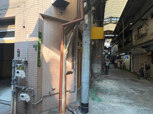 大阪市生野区鶴橋２丁目の店舗一部の外観パース