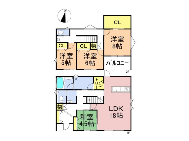 新築戸建　大垣市長沢町　全３区画分譲の間取り|■D棟　■ヤマダ不動産　株式会社リライフ　
■夢のマイホーム購入をフルサポートします！