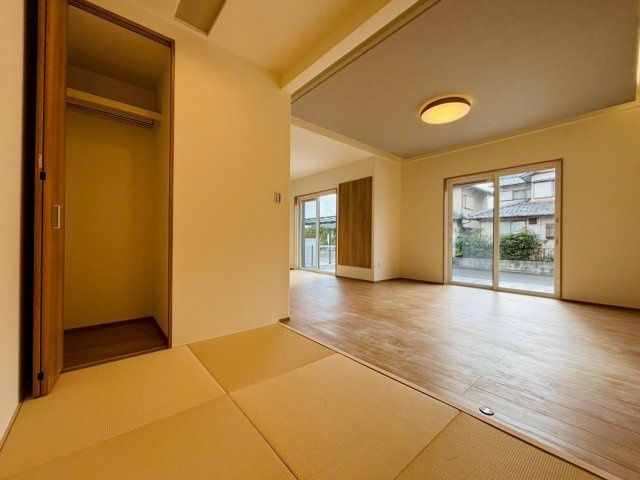 新築戸建　大垣市長沢町　全３区画分譲の和室|一室あると便利な和室は、ご来客時はもちろん、お子様のお昼寝や遊び場、寝室としてもご利用いただけます