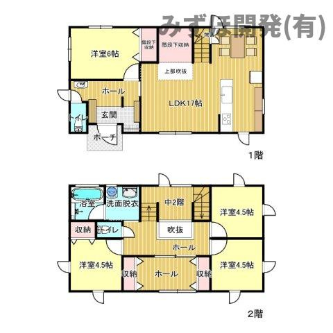 尾花沢市新町一丁目15-18の間取り
