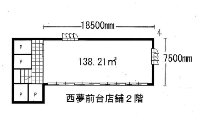 ISM Ⅲ（店舗）の間取り
