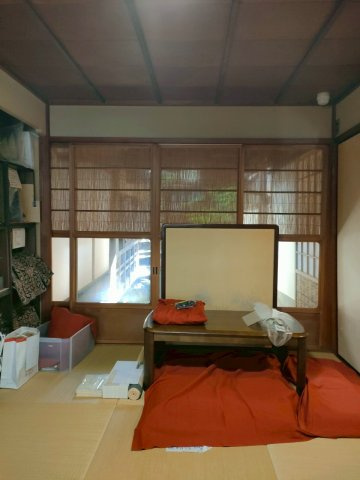 上七軒京町屋テナントのロビー