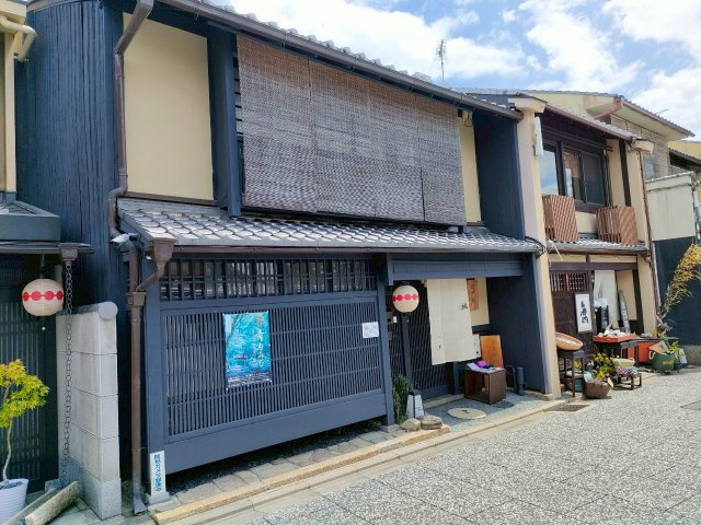 上七軒京町屋テナントの外観