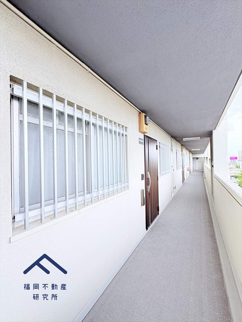 三愛シティライフ箱崎Ⅱのバルコニー