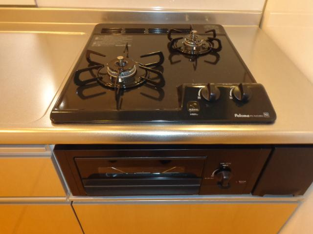 バン・テールのキッチン|2口ガスコンロ