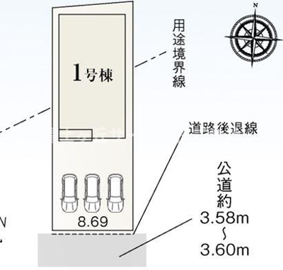 【区画図】 | 湖西市新居町浜名 58期 新築一戸建て | 区画図です