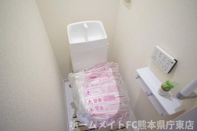 熊本市東区新外１丁目のアパートのトイレ