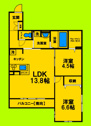 【間取り】 | 2LDKタイプ