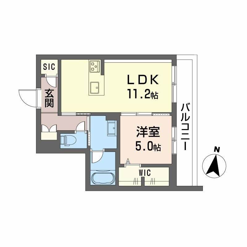 シャーメゾン壺川の間取り