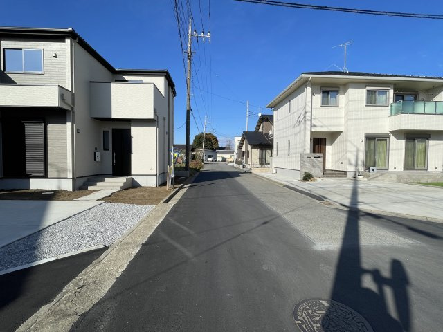 新築戸建・新築建売　本庄市見福五丁目　中央小・本庄南中の前面道路含む現地写真
