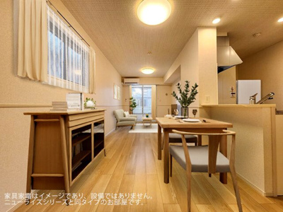 【居間・リビング】 | 三原市アパート | 使いやすいリビングです