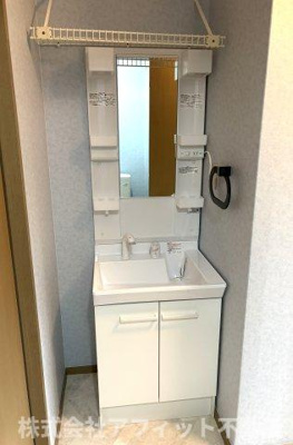 【洗面所】 | フレッシュグリーン21 A棟 | 洗髪洗面化粧台