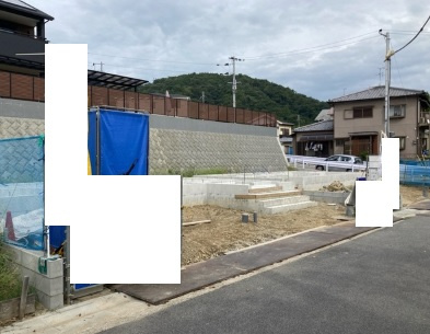 【前面道路含む現地写真】 | リーブルガーデン平群町椿井第２ | 前面道路含む現地写真