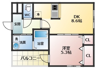 【間取り】 | アイ・パレスⅠ番館