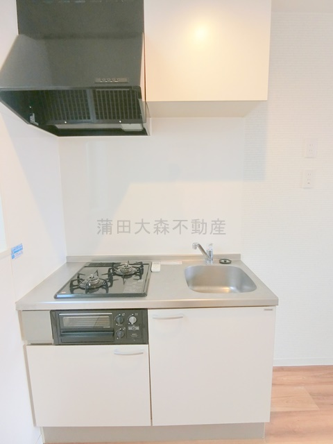 パークレジデンス久が原のキッチン|2口ガスグリル付システムキッチン