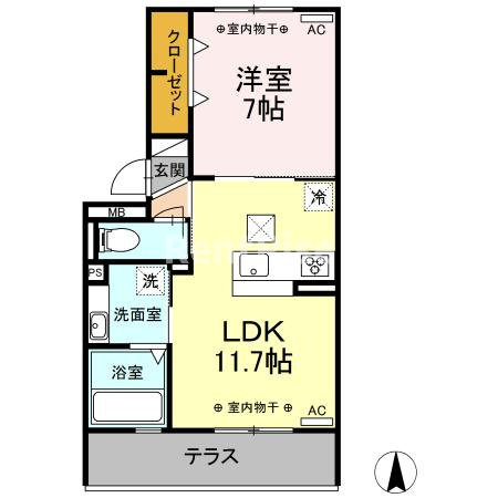 Ｄ－ｒｏｏｍ新木曽川 Ａのセキュリティ