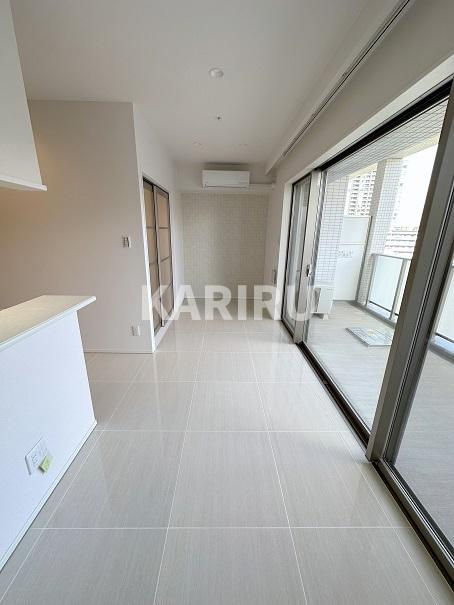 ベネチア天満橋のバルコニー