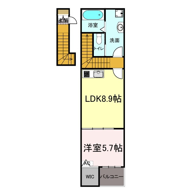 ナディア　Aの間取り