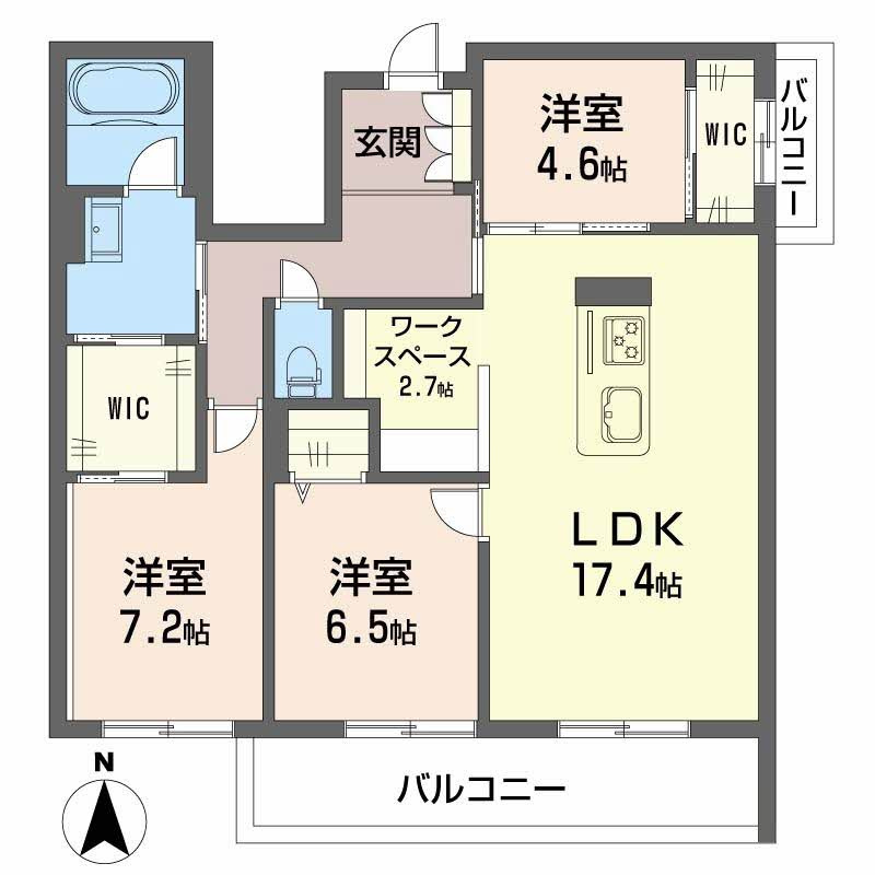 ShaMaison J gardenの間取り
