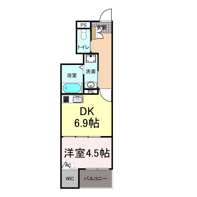 ナディア　Aの間取り