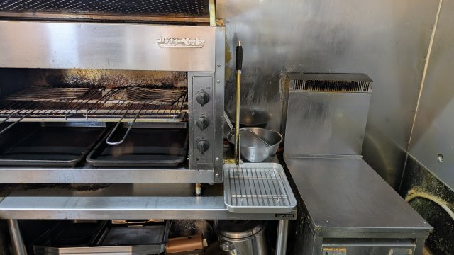 群馬県前橋市山王町 店舗付き住宅のキッチン|店舗部分のキッチンです