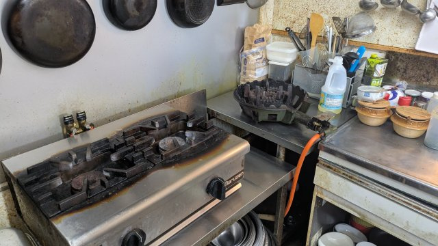 群馬県前橋市山王町 店舗付き住宅のキッチン|店舗部分のキッチンです