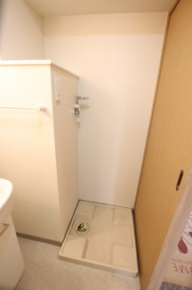 洗濯機置き場です