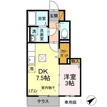 ソーヤエイトクファームの間取り