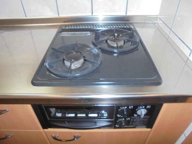 グランアシューレのキッチン|コンロ付