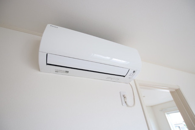 リビングに設置済みのエアコン