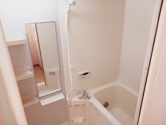 プルミエ・アムールⅠの浴室|落ち着いた空間のお風呂です