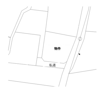 【土地図】 | 【北杜市大泉町西井出】定住しやすいエリアにある土地