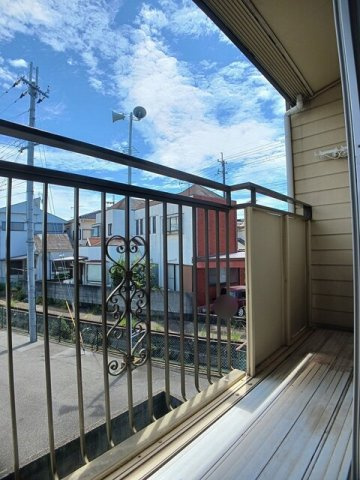 タウニイ梅原Ⅱのバルコニー