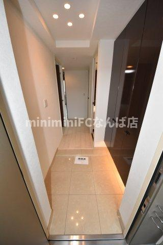 カスタリア上町台の玄関