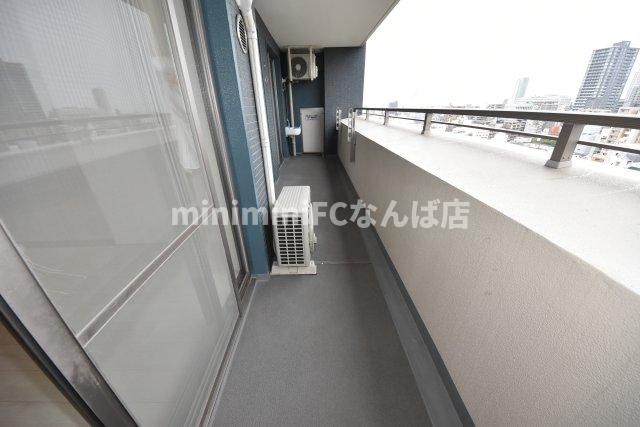 カスタリア上町台のバルコニー