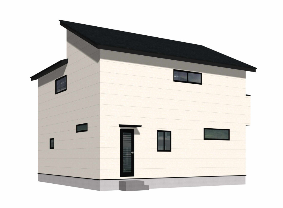 Adoble+アドブル＋小倉南区若園2丁目4期　【小倉南区　新築戸建て】の外観パース|Adoble+アドブル＋小倉南区若園2丁目4期　【小倉南区　新築戸建て】