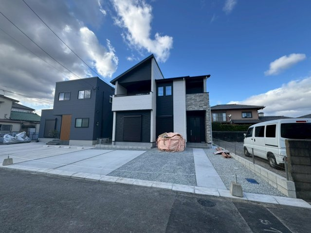 Adoble+アドブル＋小倉南区若園2丁目4期　【小倉南区　新築戸建て】の外観|現地撮影2025,12,12　Adoble+アドブル＋小倉南区若園2丁目4期　【小倉南区　新築戸建て】