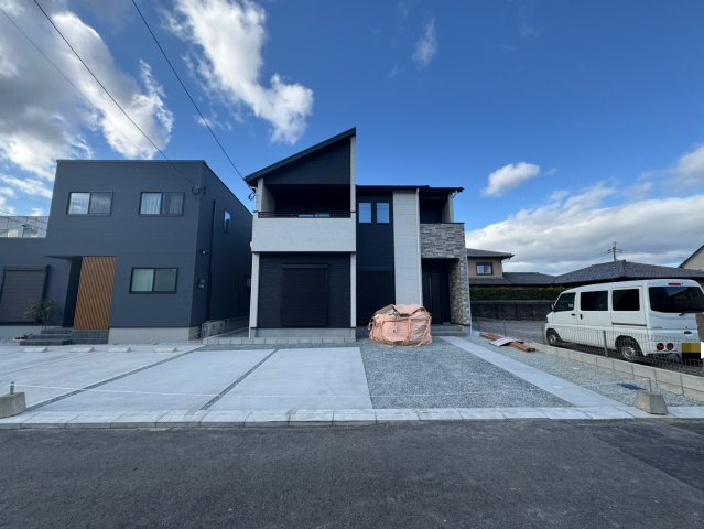 Adoble+アドブル＋小倉南区若園2丁目4期　【小倉南区　新築戸建て】の外観|現地撮影2025,12,12　Adoble+アドブル＋小倉南区若園2丁目4期　【小倉南区　新築戸建て】