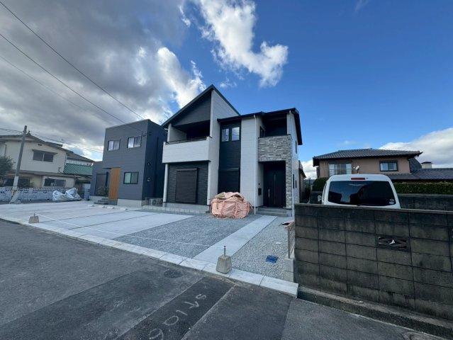 Adoble+アドブル＋小倉南区若園2丁目4期　【小倉南区　新築戸建て】の外観|現地撮影2025,12,12　Adoble+アドブル＋小倉南区若園2丁目4期　【小倉南区　新築戸建て】