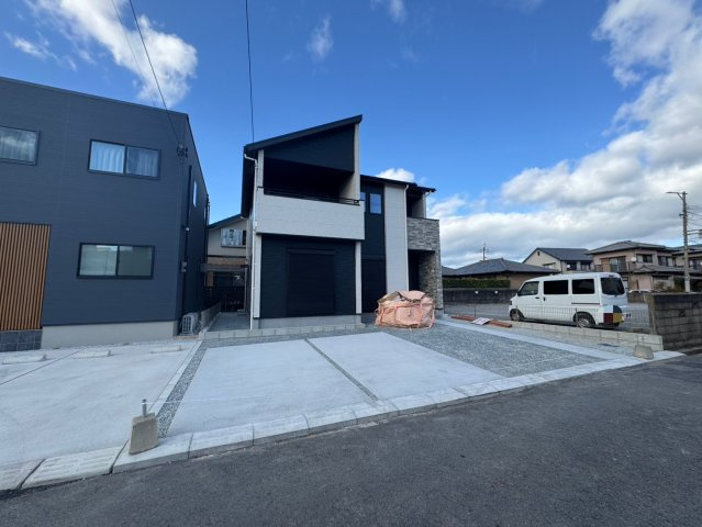 Adoble+アドブル＋小倉南区若園2丁目4期　【小倉南区　新築戸建て】の外観|現地撮影2025,12,12　Adoble+アドブル＋小倉南区若園2丁目4期　【小倉南区　新築戸建て】