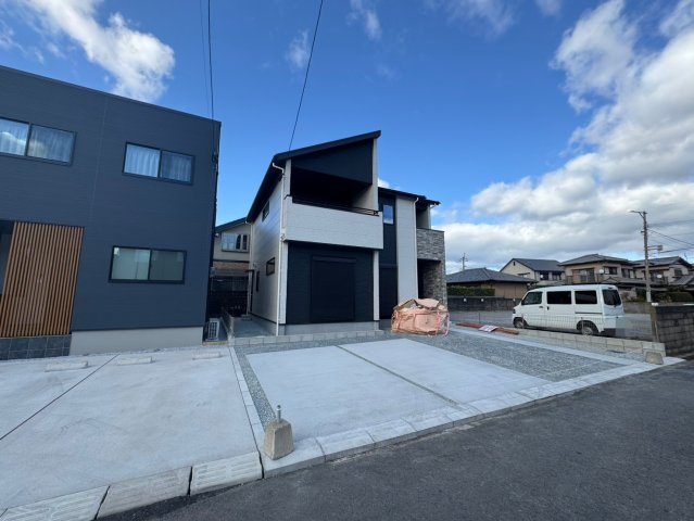 Adoble+アドブル＋小倉南区若園2丁目4期　【小倉南区　新築戸建て】の外観|現地撮影2025,12,12　Adoble+アドブル＋小倉南区若園2丁目4期　【小倉南区　新築戸建て】