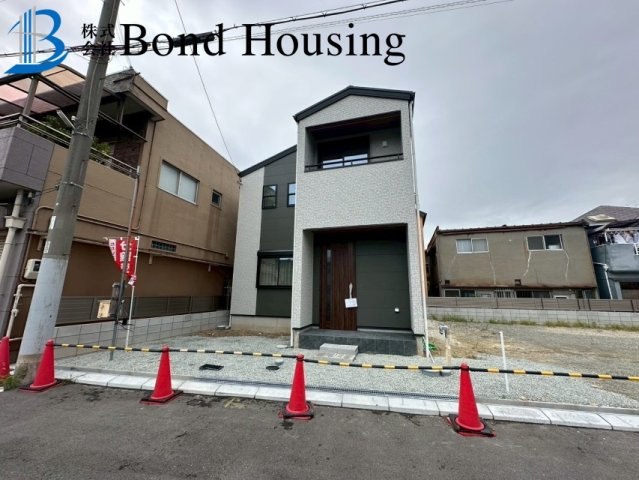 ドライルームあり　福田1丁目　　新築限定1棟の前面道路含む現地写真