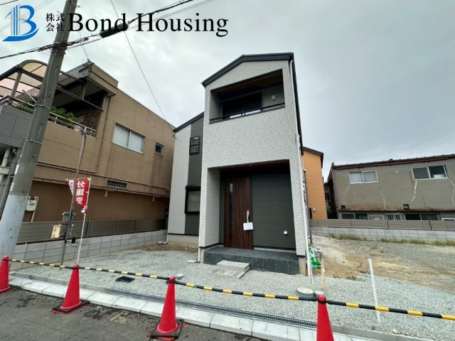 ドライルームあり　福田1丁目　　新築限定1棟の前面道路含む現地写真