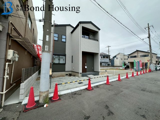 ドライルームあり　福田1丁目　　新築限定1棟の前面道路含む現地写真