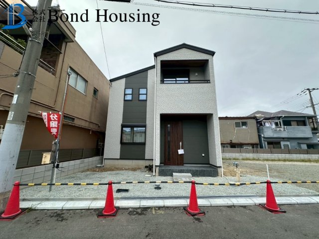 ドライルームあり　福田1丁目　　新築限定1棟の前面道路含む現地写真