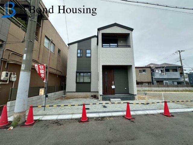 ドライルームあり　福田1丁目　　新築限定1棟の前面道路含む現地写真