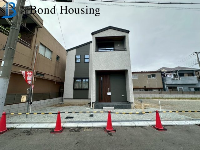 ドライルームあり　福田1丁目　　新築限定1棟の前面道路含む現地写真